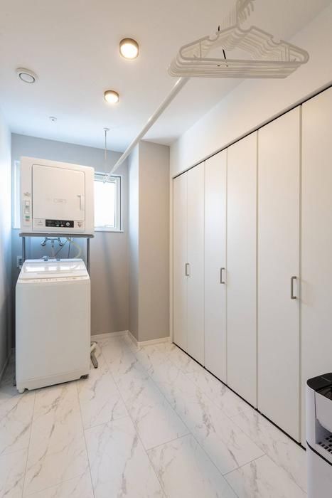 住研ハウス 【千歳市/4LDK間取図/書斎/和室】プライベートスペースの動線が配慮された、いつでも人が呼べる家の建築実例画像7