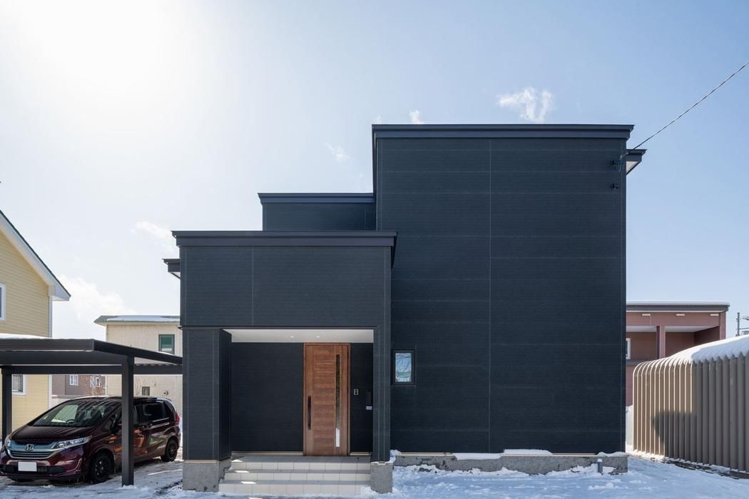 住研ハウス 【千歳市/4LDK間取図/書斎/和室】プライベートスペースの動線が配慮された、いつでも人が呼べる家の建築実例画像10