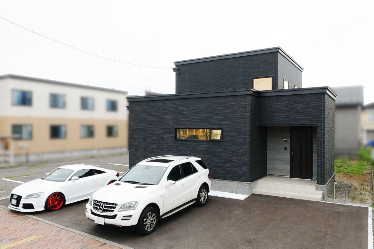 住研ハウス 【苫小牧市/3LDK間取図】暮らしやすさにこだわって。将来を見据え１階で動線が完結するホテルライクな家の建築実例画像2