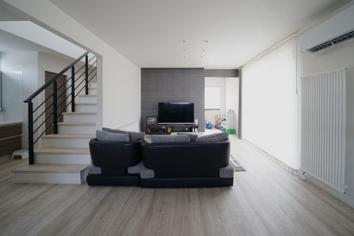 住研ハウス 【苫小牧市/3LDK間取図】暮らしやすさにこだわって。将来を見据え１階で動線が完結するホテルライクな家の建築実例画像3