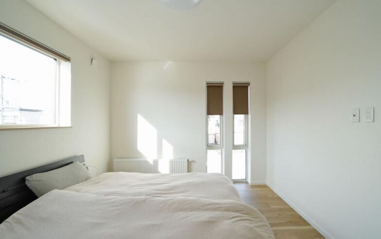 住研ハウス 【苫小牧市／4LDK+書斎／間取り図】内装・外壁材に木を使用した暖かみのある住まい、20代で建てた家の建築実例画像8