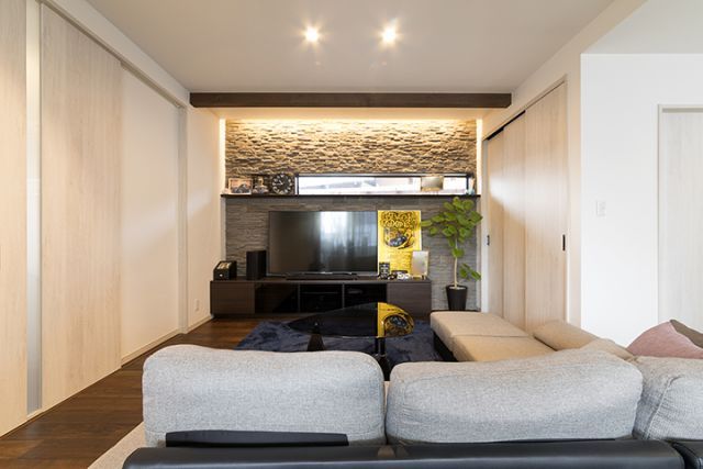 山根木材 【ビルトインガレージ/二世帯住宅/3,000万円台】ビルトインガレージにもこだわった快適な二世帯住宅の建築実例画像2