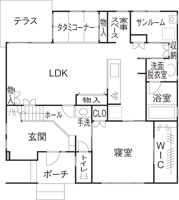 ワイケイホーム 【2000万円台×シンプルモダン】ZEH仕様で家計にやさしい家の間取り図null1階
