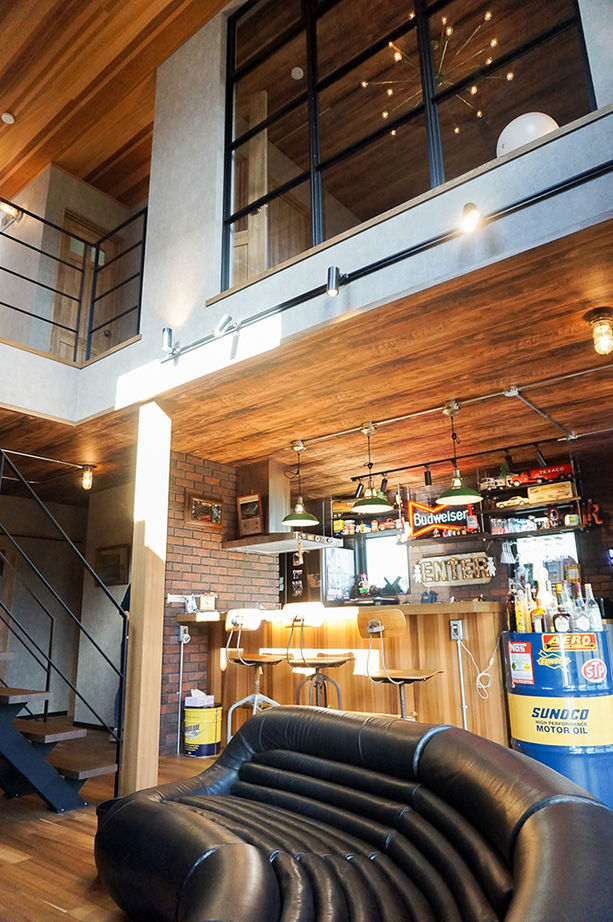 ワイケイホーム 【3000万円台/ブルックリンスタイル】お気に入りのインダストリアルデザインのアイテムが、似合う空間の建築実例画像7