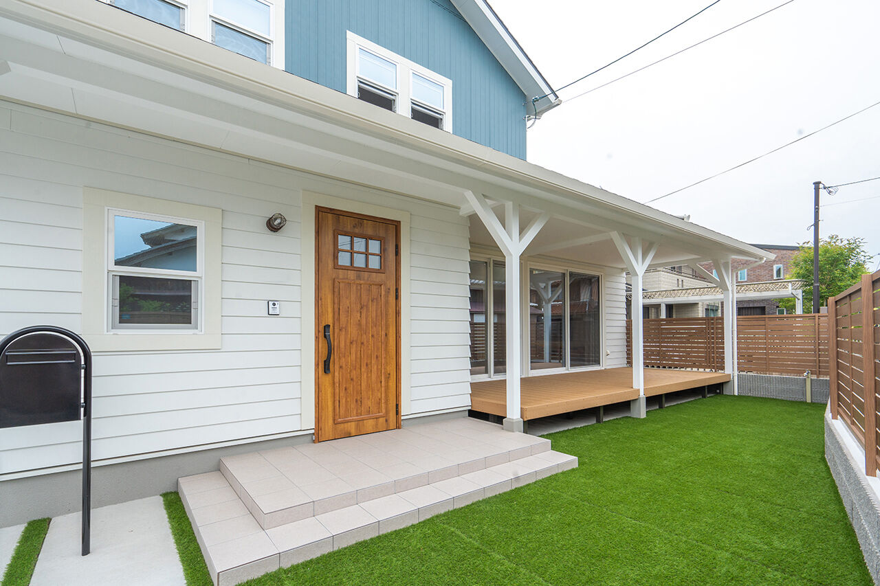 アートハウス 3000万円台×東近江市×サーファーズハウス｜アメリカ映画に登場するようなカリフォルニアテイストの家の建築実例画像