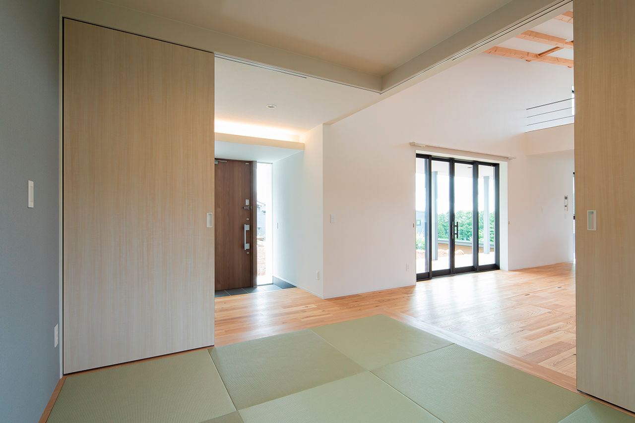 明和ホーム 【平屋風/約25坪/3LDK】吹抜けの大空間リビング＋ロフト。平屋のように暮らせるリゾートライクな2階建ての建築実例画像7