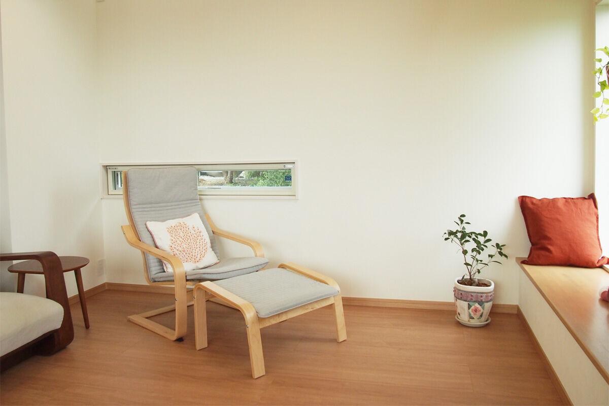 桧家住宅　(日本中央住販) 【奈良県/和室/R壁仕様/二の字型キッチン】緑と調和する心地よい暮らしの建築実例画像2