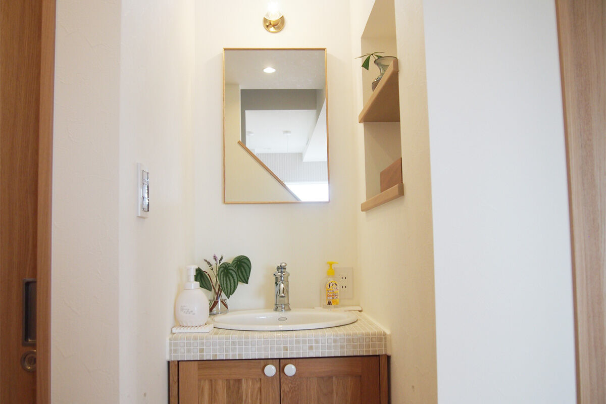 桧家住宅　(日本中央住販) 【奈良県/和室/R壁仕様/二の字型キッチン】緑と調和する心地よい暮らしの建築実例画像7