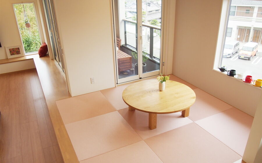 桧家住宅　(日本中央住販) 【奈良県/和室/R壁仕様/二の字型キッチン】緑と調和する心地よい暮らしの建築実例画像8