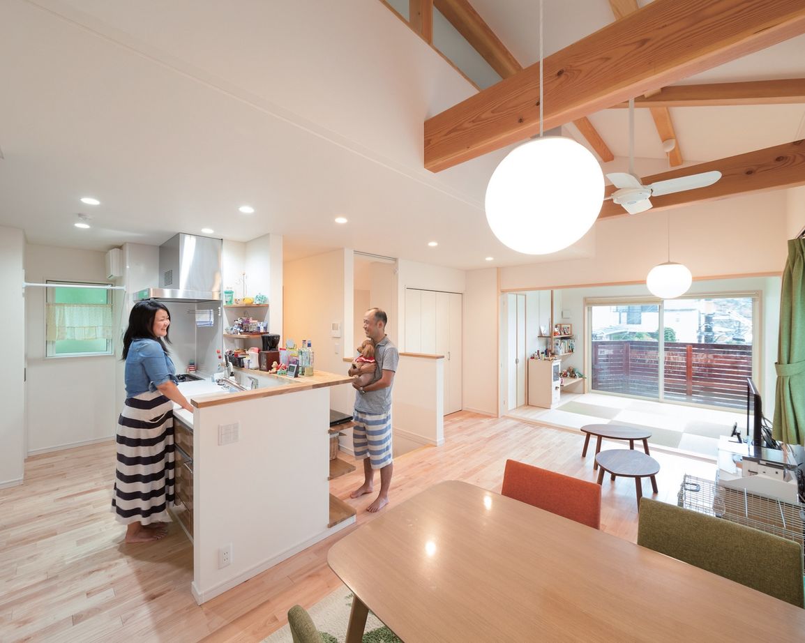 イソダ 【1000万円台/20坪台/間取り図あり/難土地】家から出るのが嫌になる。天然木材のぬくもりを感じる家の建築実例画像1