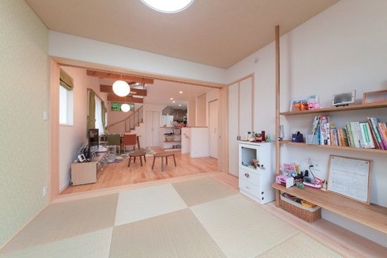 イソダ 【1000万円台/20坪台/間取り図あり/難土地】家から出るのが嫌になる。天然木材のぬくもりを感じる家の建築実例画像2