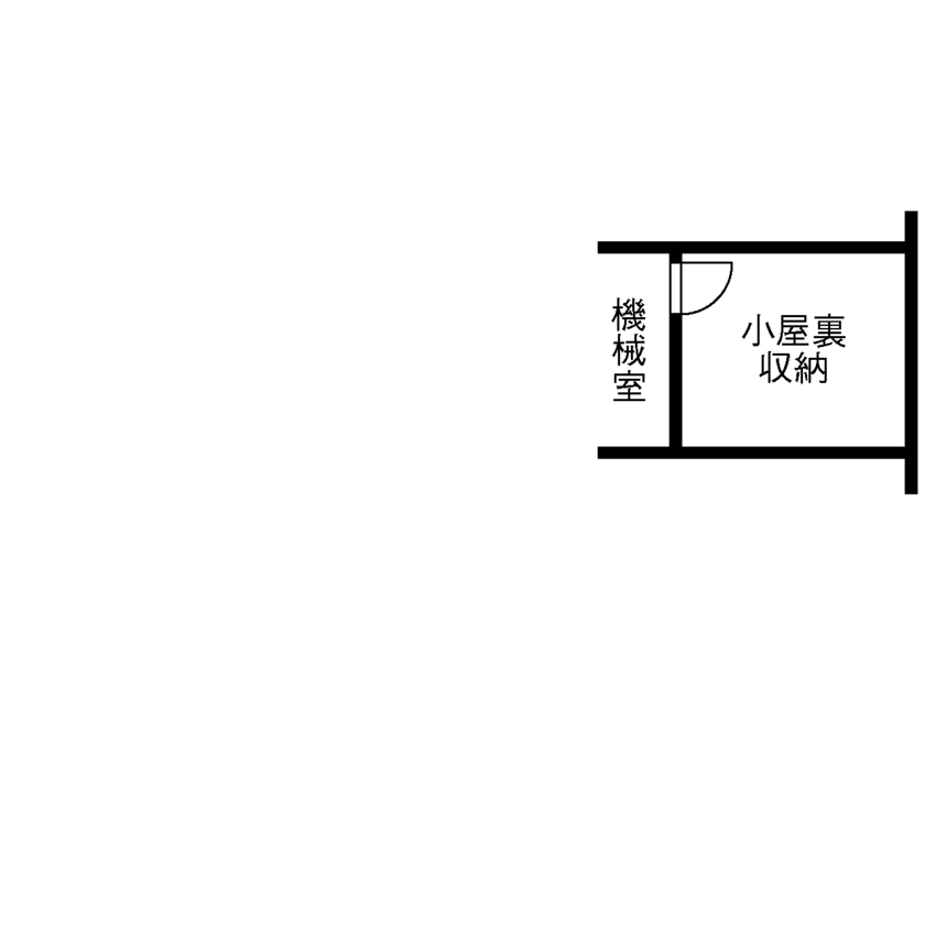 イソダ 【4000万円台/60坪/間取り図あり/店舗併用】地元の商店がおしゃれなカフェ風セレクトショップに。の間取り図（3LDK+店舗）小屋裏