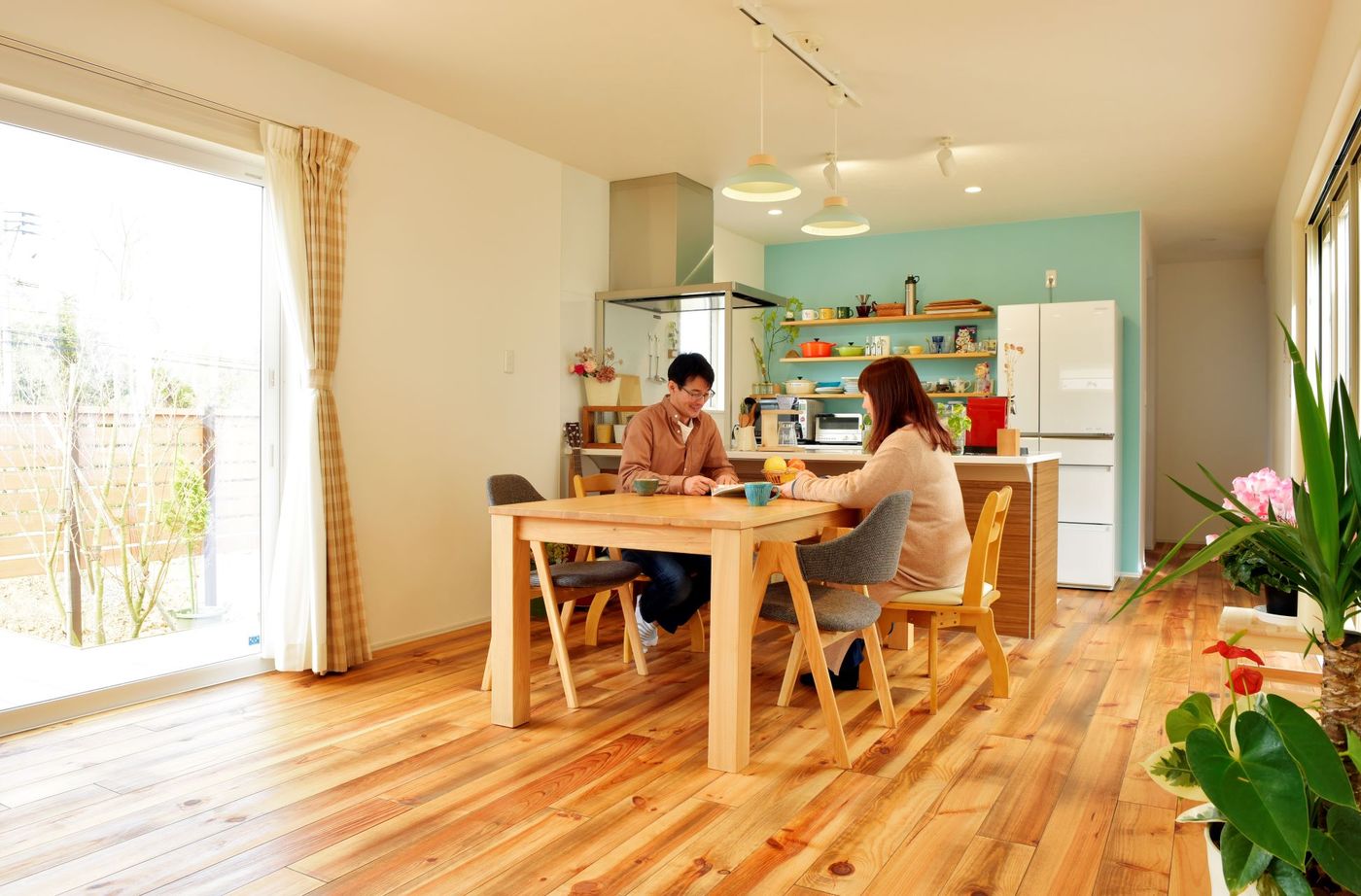 NJ HOME/なかむら住宅 【平屋/中庭/北欧】暮らしやすい回遊動線の住まいの建築実例画像3