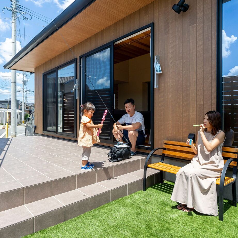 シアーズホーム福岡 【勾配天井｜平屋】アースカラーが映える家の建築実例画像6