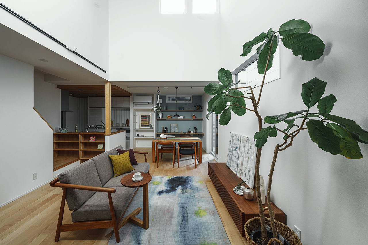 LIVIA(リビア)一級建築士事務所 【京都/3000万円台/30坪台/吹抜け/間取図】伝えた要望は50項目以上。設計力と施工力で一つひとつを実現の建築実例画像2