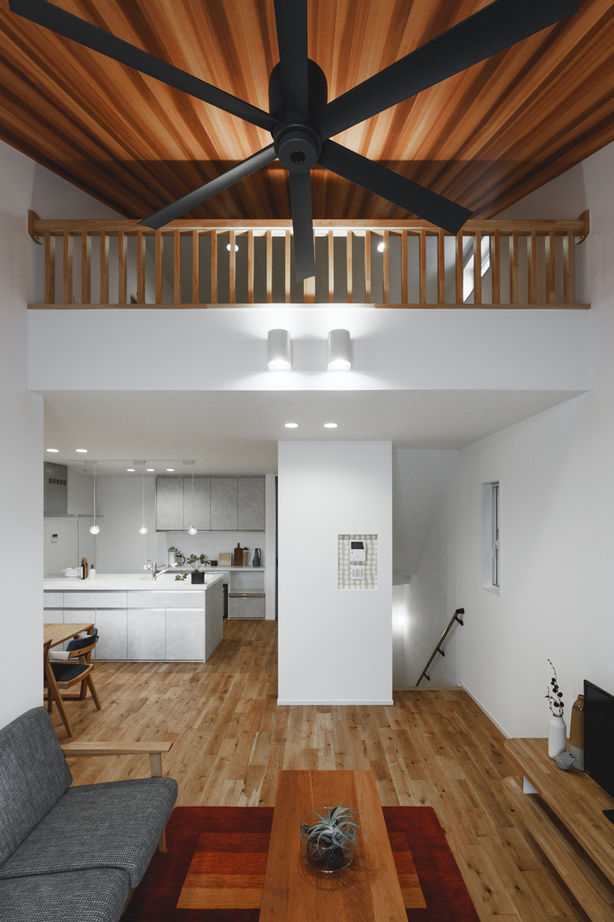 LIVIA(リビア)一級建築士事務所 【京都/2000万円台/20坪台/２階リビング/間取図】狭小敷地で叶えた家族の絆がさらに深まる伸びやか空間の建築実例画像2