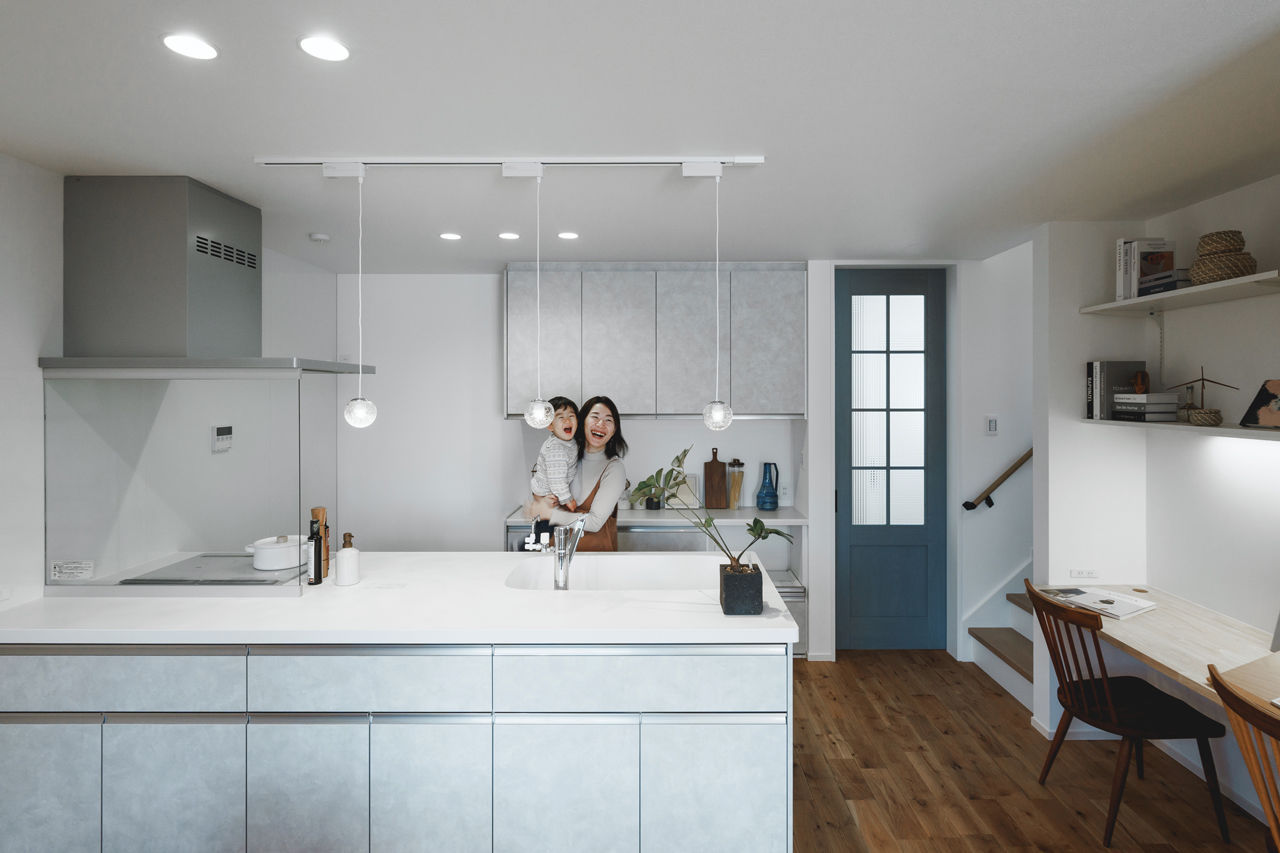 LIVIA(リビア)一級建築士事務所 【京都/2000万円台/20坪台/２階リビング/間取図】狭小敷地で叶えた家族の絆がさらに深まる伸びやか空間の建築実例画像6