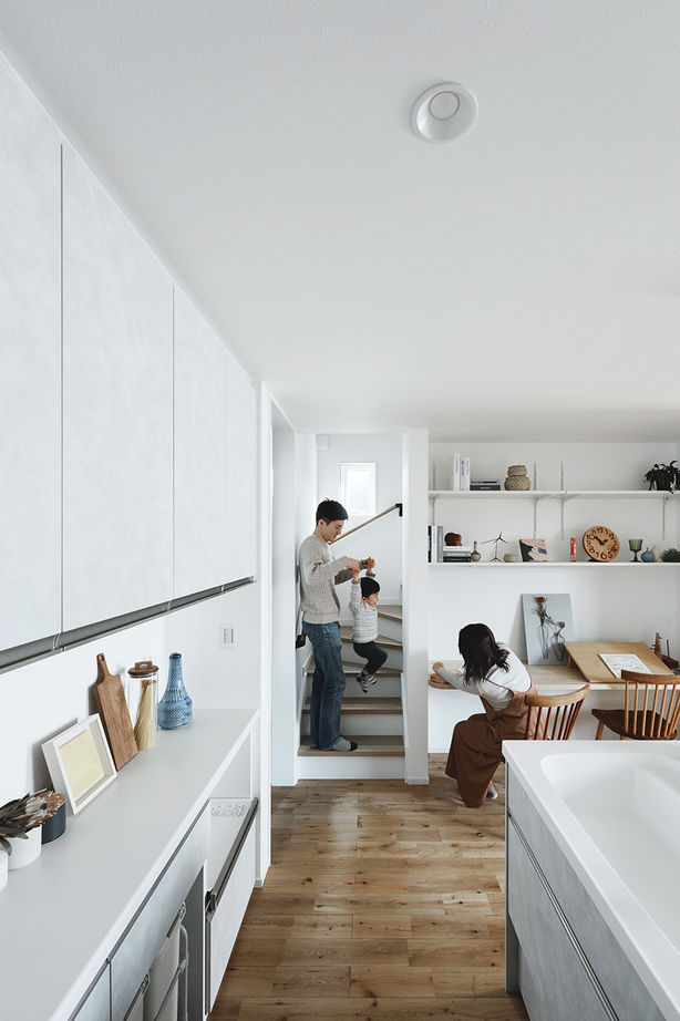 LIVIA(リビア)一級建築士事務所 【京都/2000万円台/20坪台/２階リビング/間取図】狭小敷地で叶えた家族の絆がさらに深まる伸びやか空間の建築実例画像8