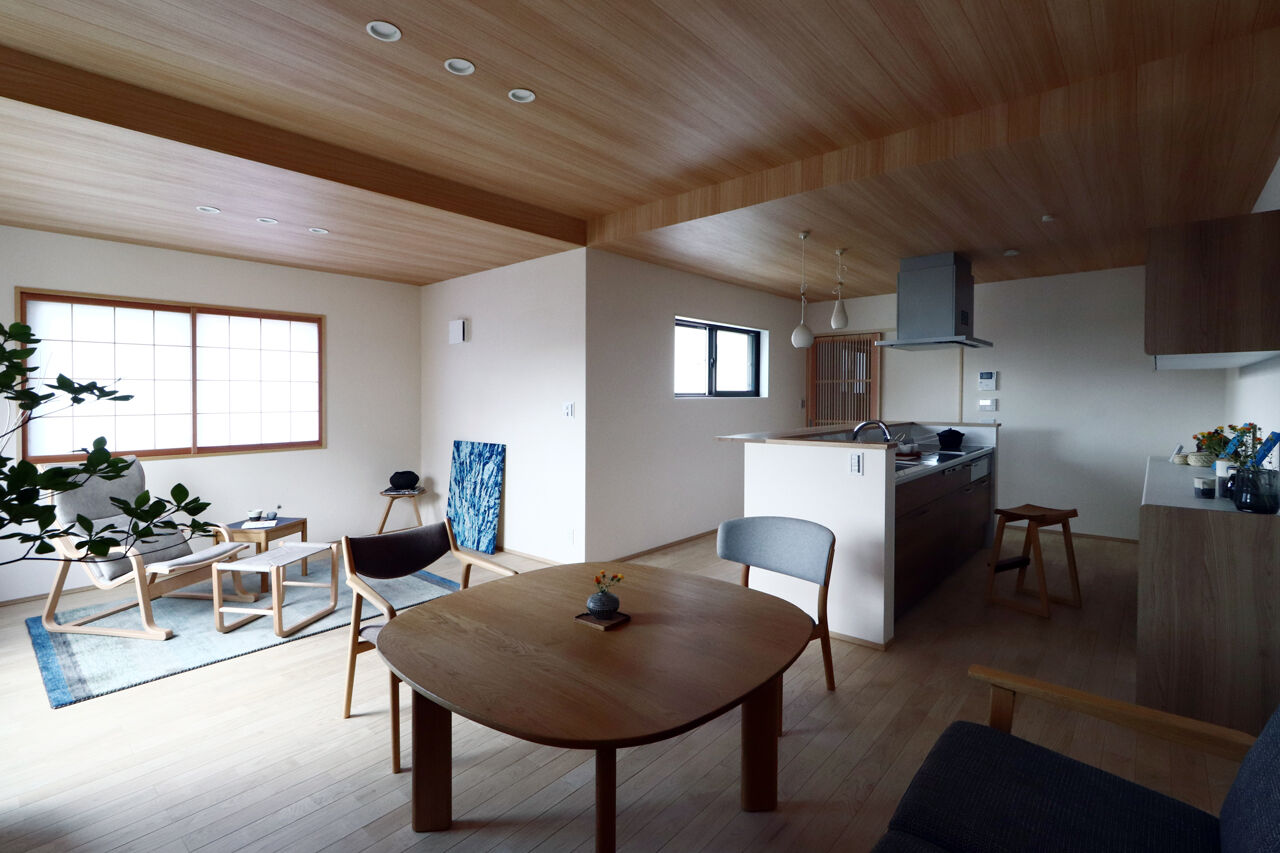 LIVIA(リビア)一級建築士事務所 【京都/2階リビング/間取図】30代夫婦が同社の設計力に惚れ込んで建てた和の家の建築実例画像2