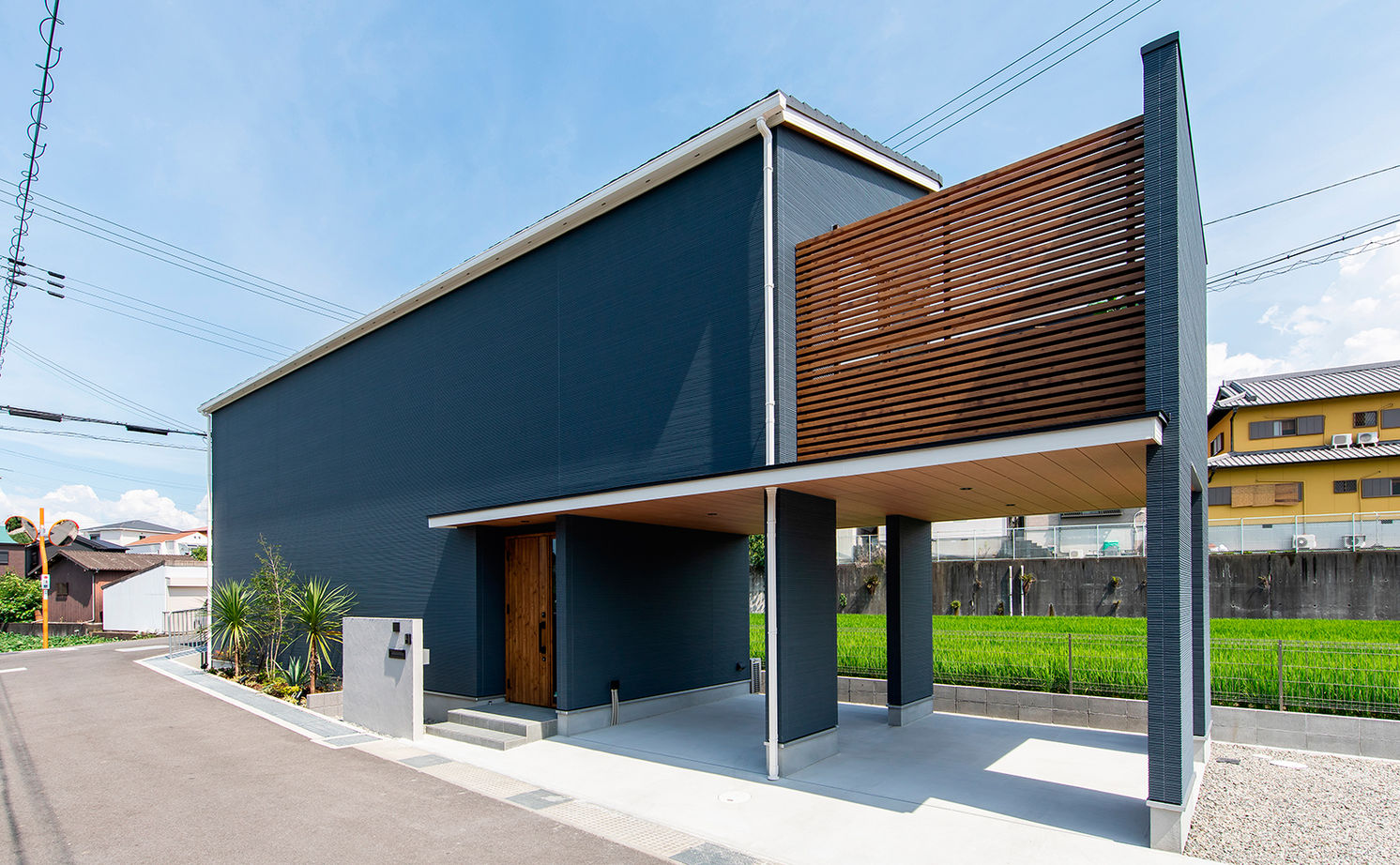 昭和ハウジング泉州・パナソニックビルダーズグループ 【2000万円台/テクノ工法/貝塚市/間取り図】開放的で大人かっこいいアウトドアリビングのある家の建築実例画像3