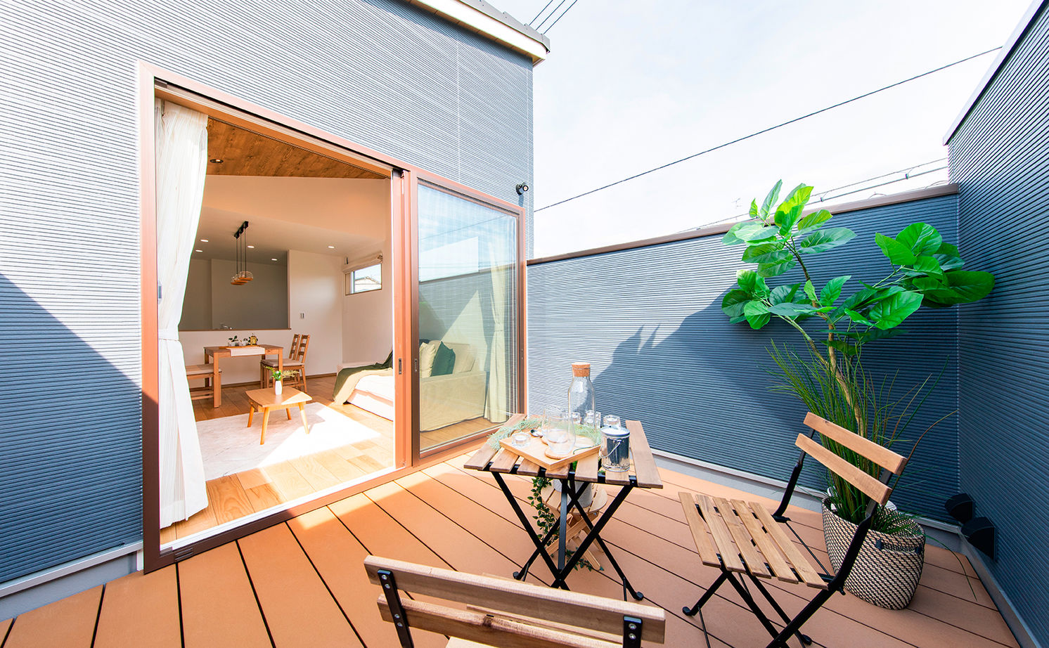 昭和ハウジング泉州・パナソニックビルダーズグループ 【2000万円台/テクノ工法/貝塚市/間取り図】開放的で大人かっこいいアウトドアリビングのある家の建築実例画像6