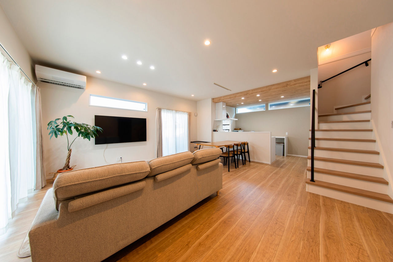 昭和ハウジング泉州・パナソニックビルダーズグループ 【2000万円台/テクノ工法/泉佐野市/間取り図】クールな外観×自然光を活かした優しいインテリアをミックスの建築実例画像3