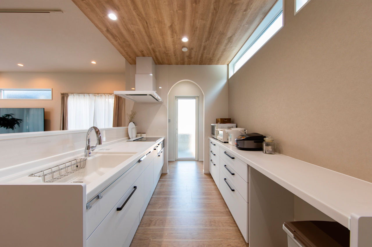 昭和ハウジング泉州・パナソニックビルダーズグループ 【2000万円台/テクノ工法/泉佐野市/間取り図】クールな外観×自然光を活かした優しいインテリアをミックスの建築実例画像4