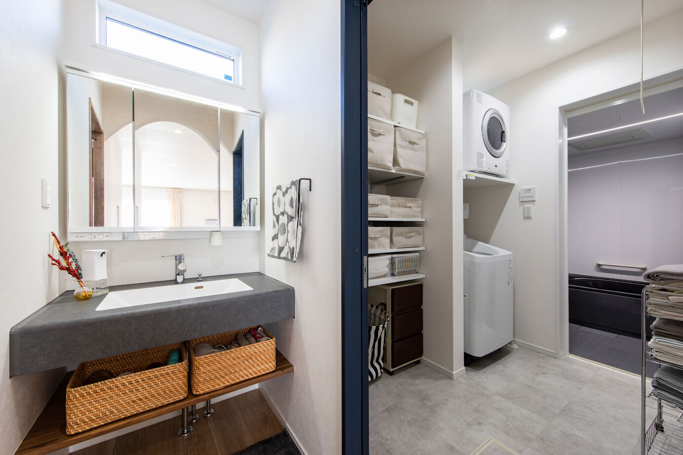 昭和ハウジング泉州・パナソニックビルダーズグループ 【岸和田市】木目が映える、北欧風のおしゃれな住まいの建築実例画像9