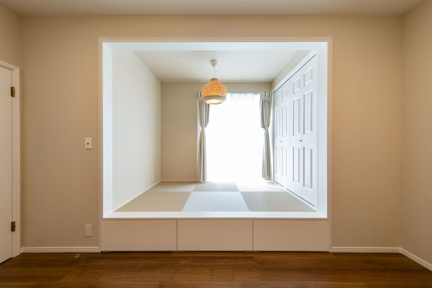 昭和ハウジング泉州・パナソニックビルダーズグループ 【貝塚市】木のぬくもりと白のやさしさが調和する、和モダン×北欧ナチュラルな家の建築実例画像5