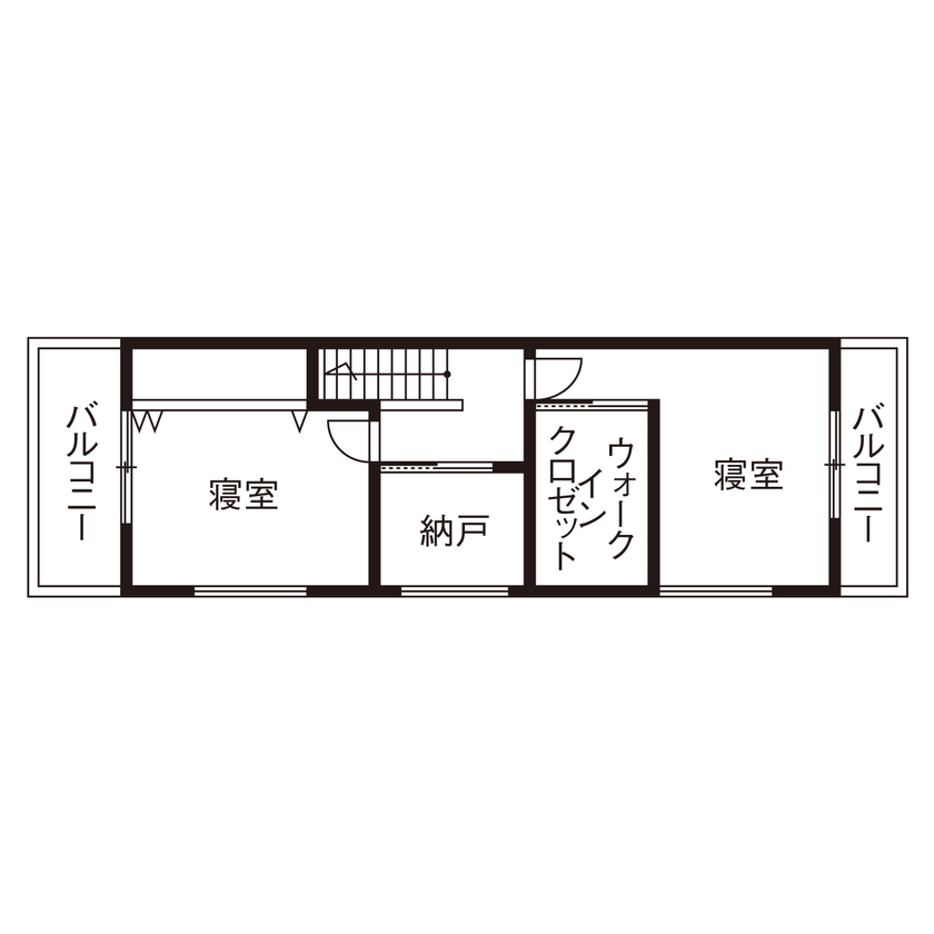 伊東工務店 【2260万円・京都市中京区】隣家が接近した狭小地ながらも二世帯住宅が実現！≪間取り図有≫の間取り図（２LDK＋１DK）3階