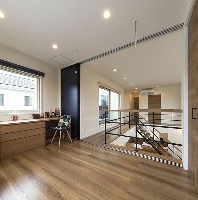 野口建設 【間取り図あり】吹き抜けを見下ろせる大空間が家族を繋ぎ、毎日の暮らしや心にゆとりをもたらす住まいの建築実例画像8