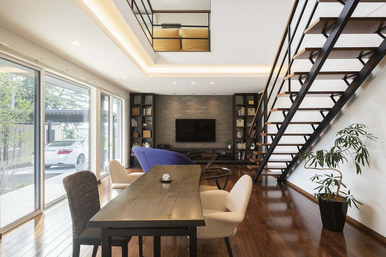 野口建設 高い住宅性能と設計力で叶えられたつながりのある大空間の住まいの建築実例画像5