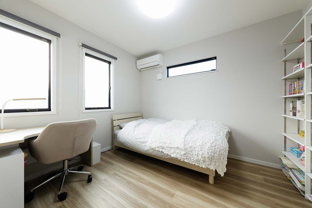 野口建設 料理や団欒の場所を開放感あふれる2階に。家事のしやすさを考慮した動線に工夫がある家の建築実例画像7