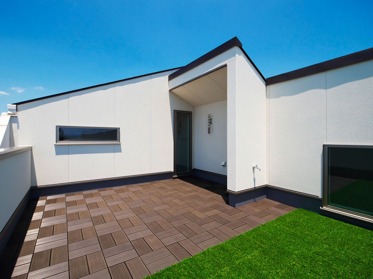 ユーロプランニング 【大阪府/ダウンリビング】個性的なLDKのゾーニング、家事効率の良さと屋上庭園が叶える心地よい暮らしの建築実例画像10