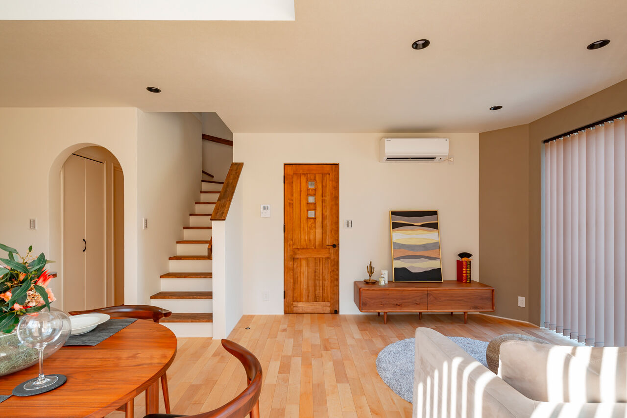 ホワイトレーベル 【1000万円台/30坪台/3LDK/間取り図】吹抜けリビングのあるメイプル×ウォルナットのナチュラルモダンな家の建築実例画像6