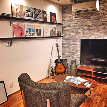 イシンホーム三郷　松井産業 【1650万円/ビルトインガレージ/間取り図】土間リビング等おしゃれカフェのようなヴィンテージスタイルの建築実例画像3