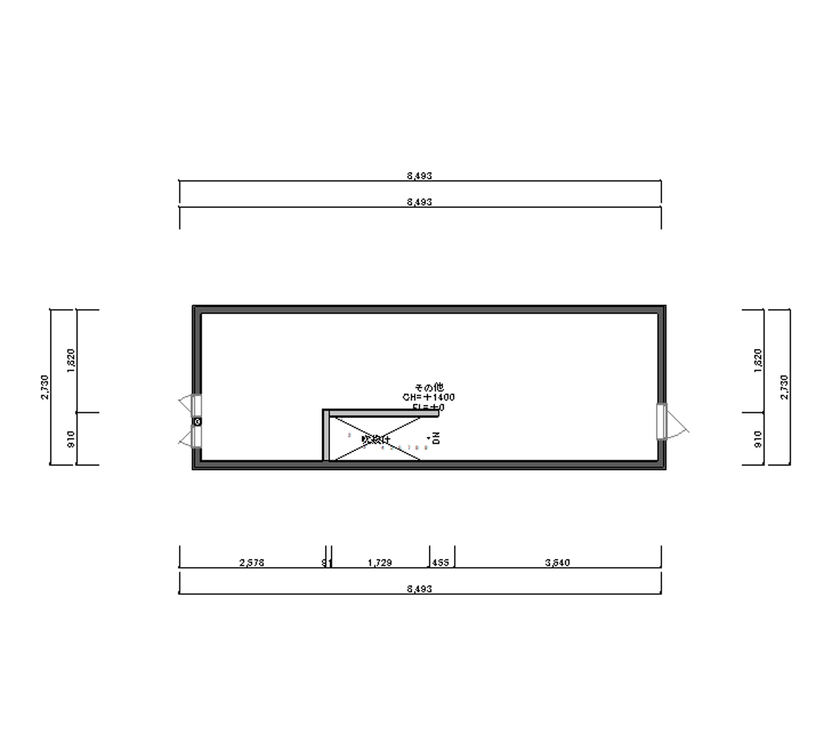 イシンホーム三郷　松井産業 【1000万円台/30坪台/太陽光発電/南欧風デザイン】こだわりのナチュラルモダンの家は、機能性も抜群！の間取り図（5LDK）小屋裏
