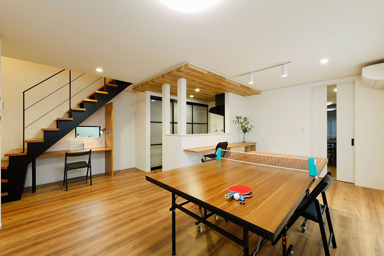 イシンホーム三郷　松井産業 【1000万円台/家事ラク動線/ZEH仕様/ロフトと書斎】毎日が楽しい！遊び心が満載の家づくりの建築実例画像4