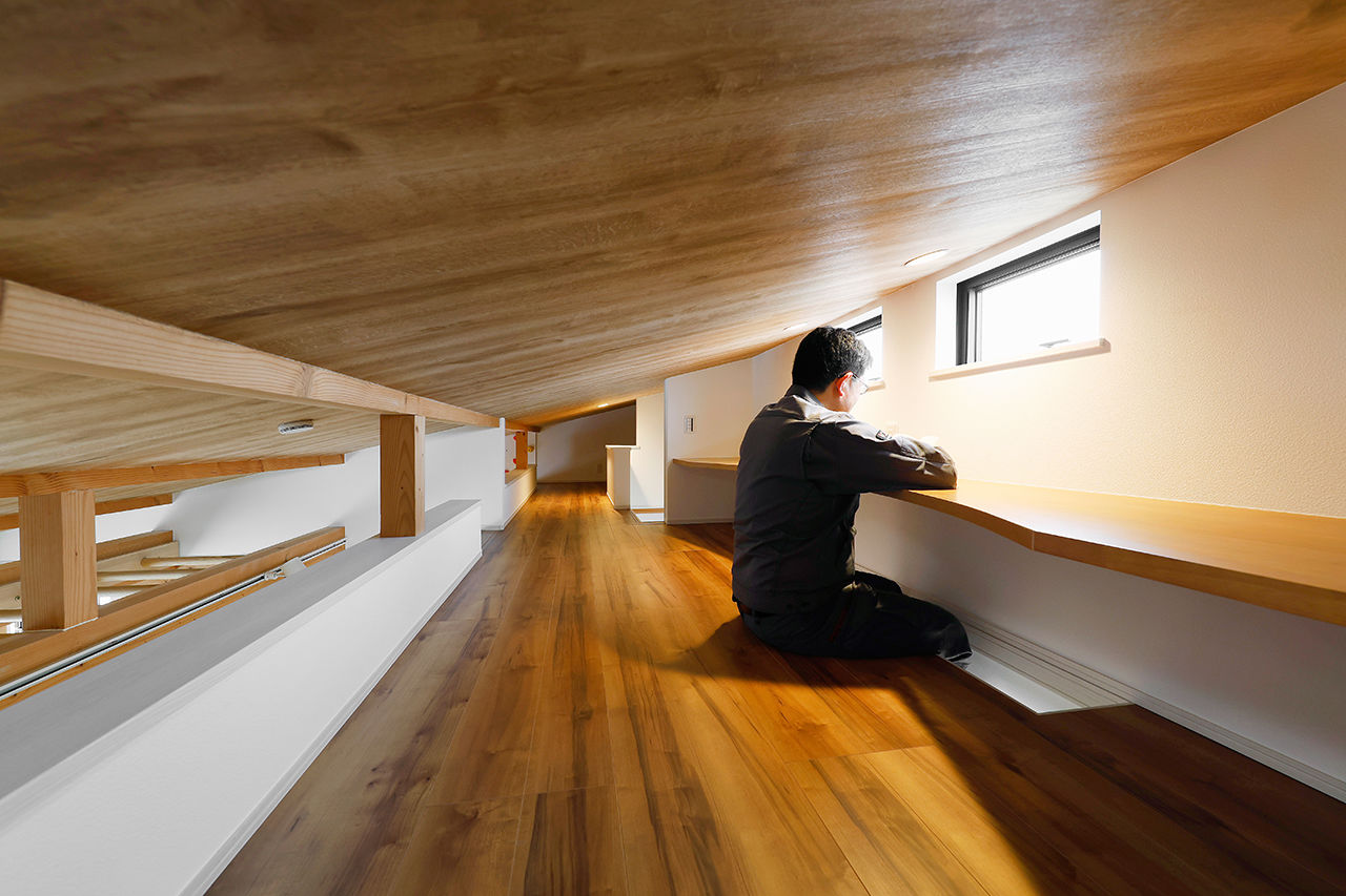 イシンホーム三郷　松井産業 【1000万円台/家事ラク動線/ZEH仕様/ロフトと書斎】毎日が楽しい！遊び心が満載の家づくりの建築実例画像10