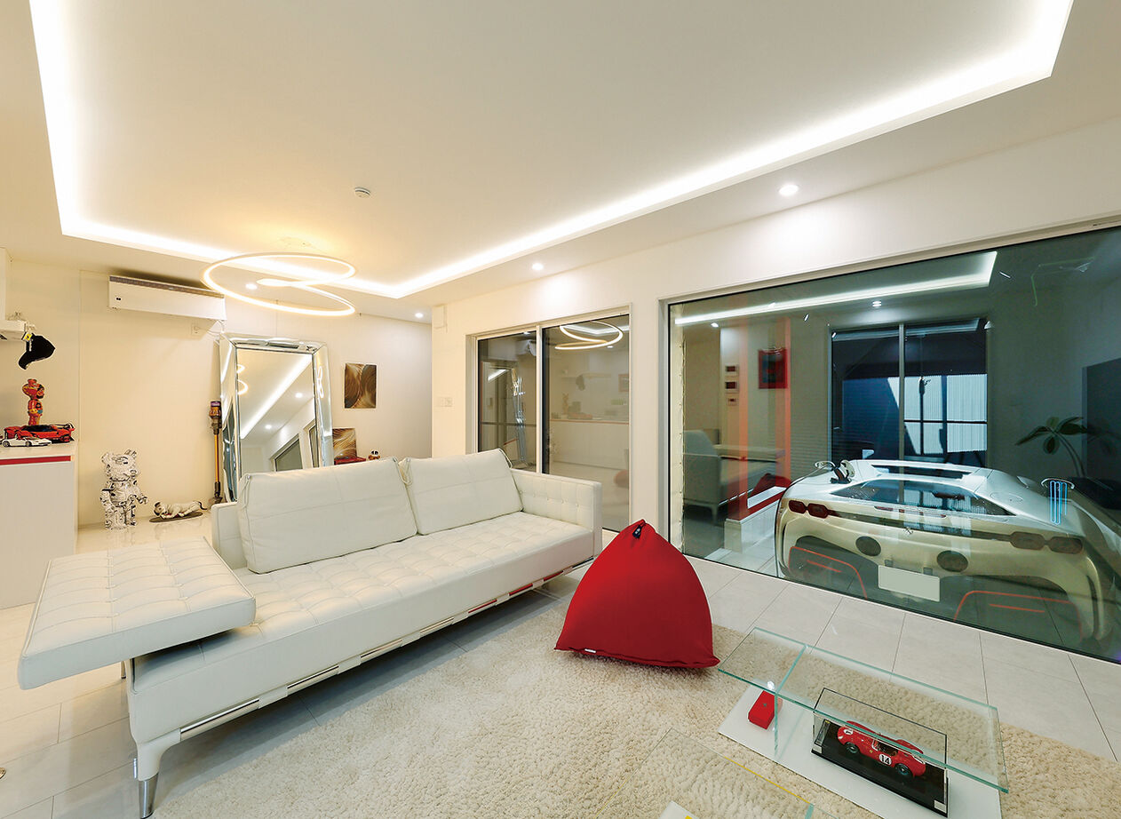 イシンホーム三郷　松井産業 【インナーガレージ/平屋/高気密・高断熱】自慢の愛車と暮らすガレージハウスの建築実例画像3