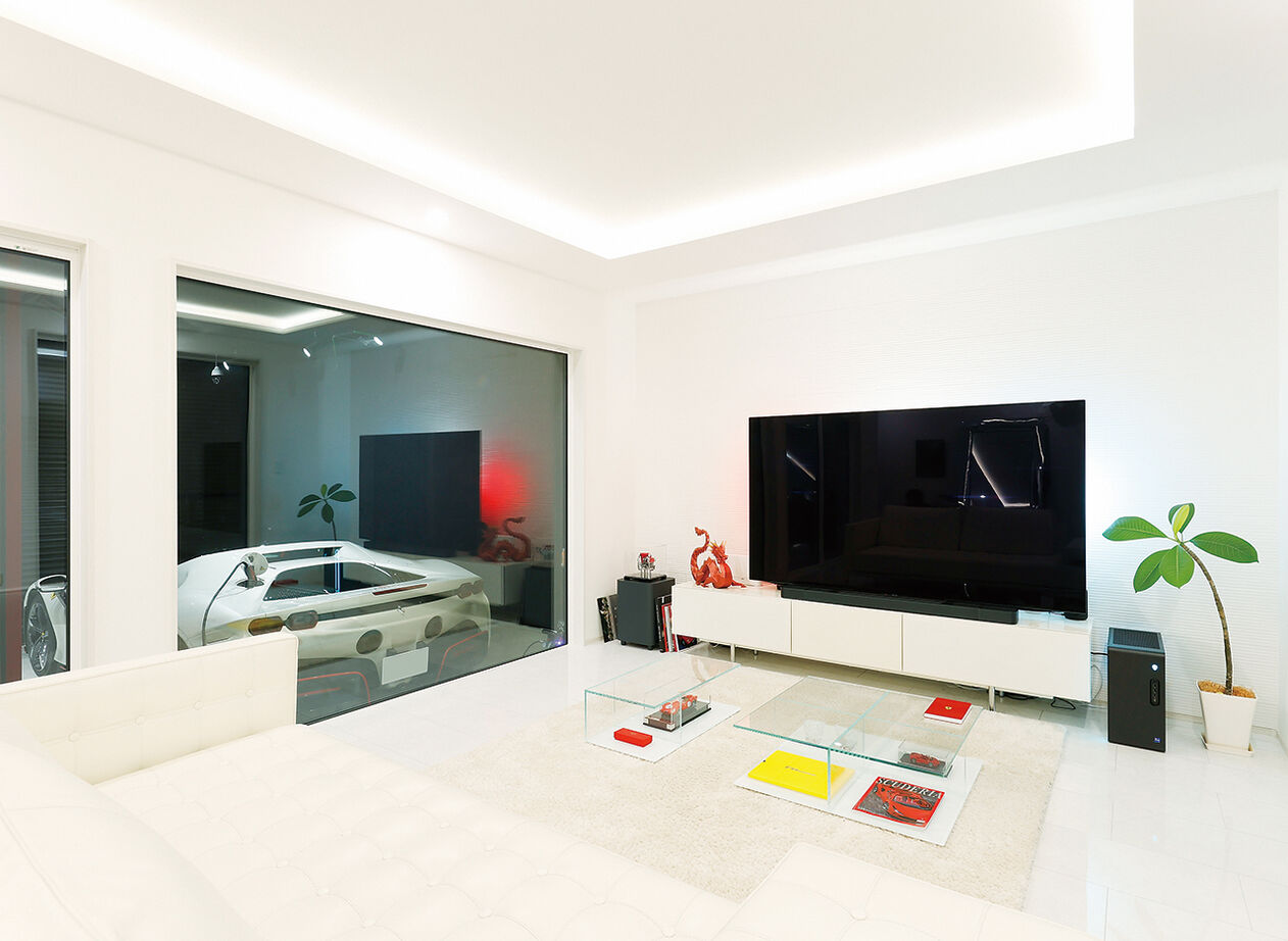 イシンホーム三郷　松井産業 【インナーガレージ/平屋/高気密・高断熱】自慢の愛車と暮らすガレージハウスの建築実例画像5