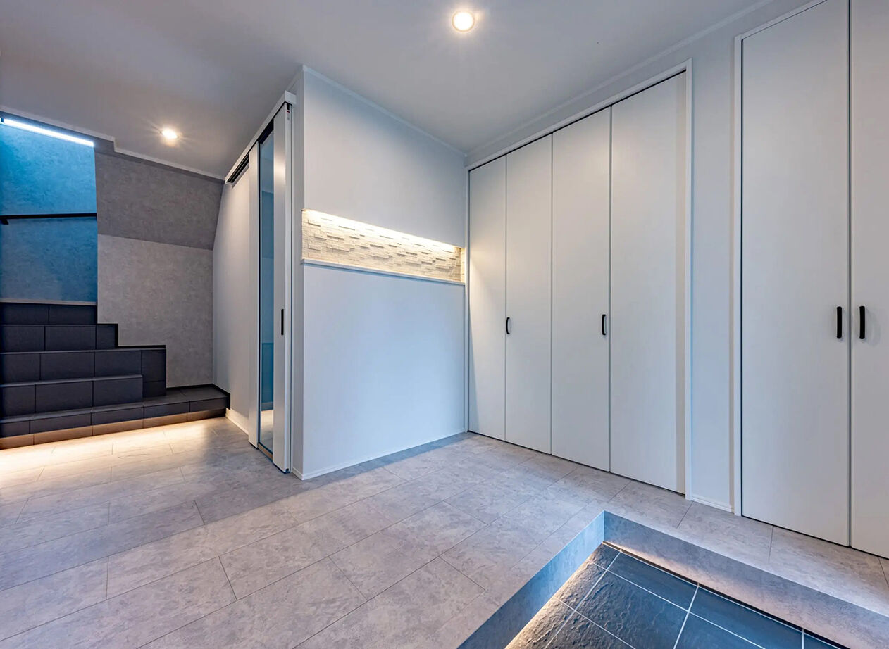 イシンホーム三郷　松井産業 【2000万円台／ガレージハウス／吹き抜け】モダンデザインと、大空間を楽しむ暮らしの建築実例画像6