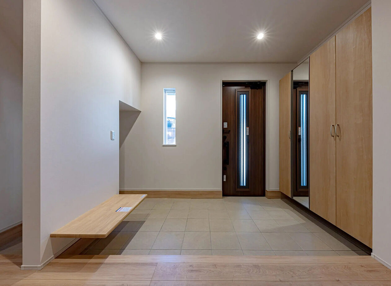 イシンホーム三郷　松井産業 【二世帯住宅/高気密・高断熱/省エネ・創エネ】二世帯それぞれの暮らしに合わせた空間設計の建築実例画像7