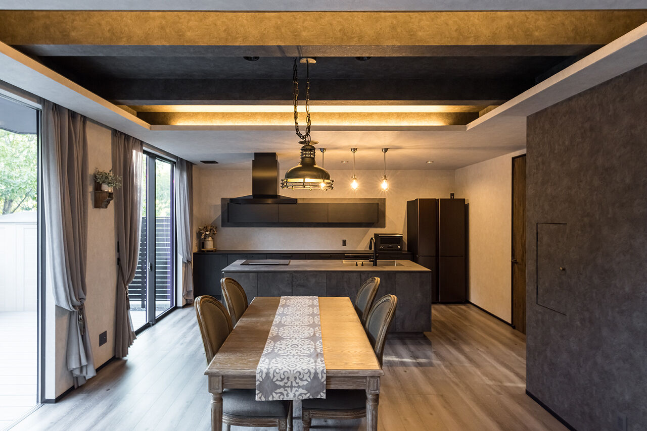 iD pluss(アイディープラス) 【デザイナーズ×ウッドデッキ/長久手市/3000万円台】緻密な構造計算があればこそ、実現できた外観と大空間の建築実例画像5