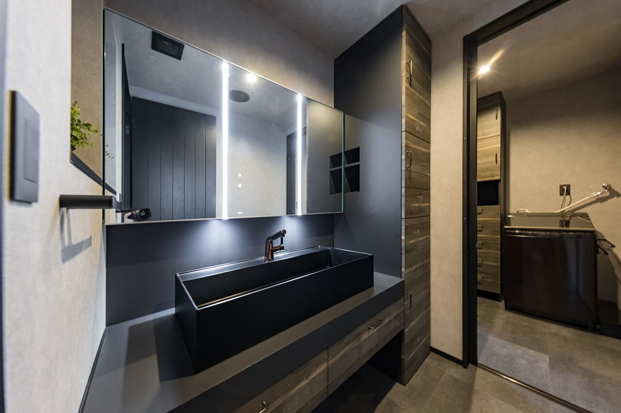 iD pluss(アイディープラス) 【デザイナーズ×ウッドデッキ/長久手市/3000万円台】緻密な構造計算があればこそ、実現できた外観と大空間の建築実例画像7