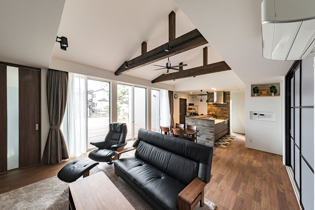 iD pluss(アイディープラス) 【平屋×防音スタジオ×ウッドデッキ/3000万円台】ご近所は誰も知らない…休日の夜まで続く、ホットな演奏の建築実例画像2