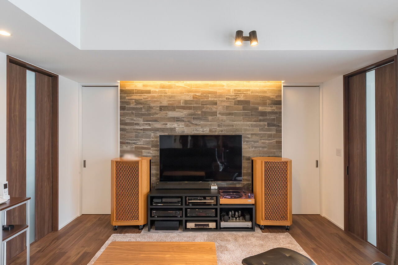 iD pluss(アイディープラス) 【平屋×防音スタジオ×ウッドデッキ/3000万円台】ご近所は誰も知らない…休日の夜まで続く、ホットな演奏の建築実例画像6