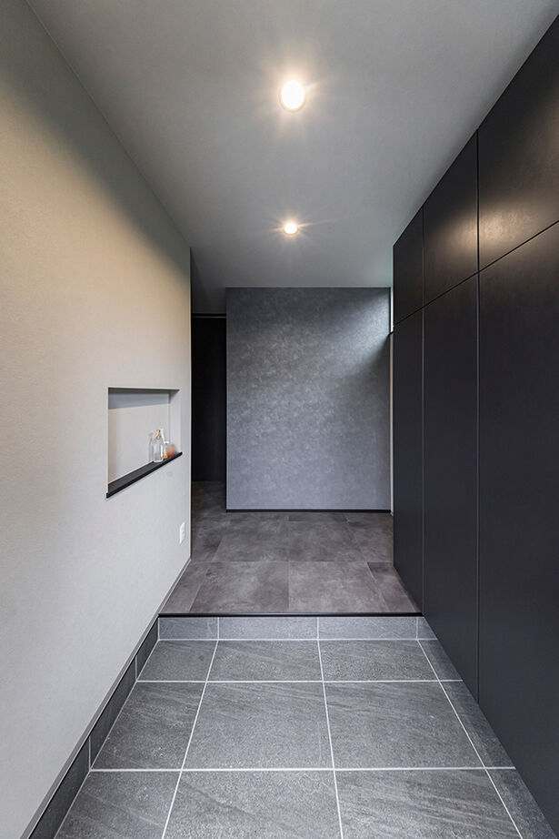 iD pluss(アイディープラス) 【建築家×中庭×スタイリッシュ/2000万円台/愛知県名古屋市】プライバシーを纏う中庭と石の家の建築実例画像19