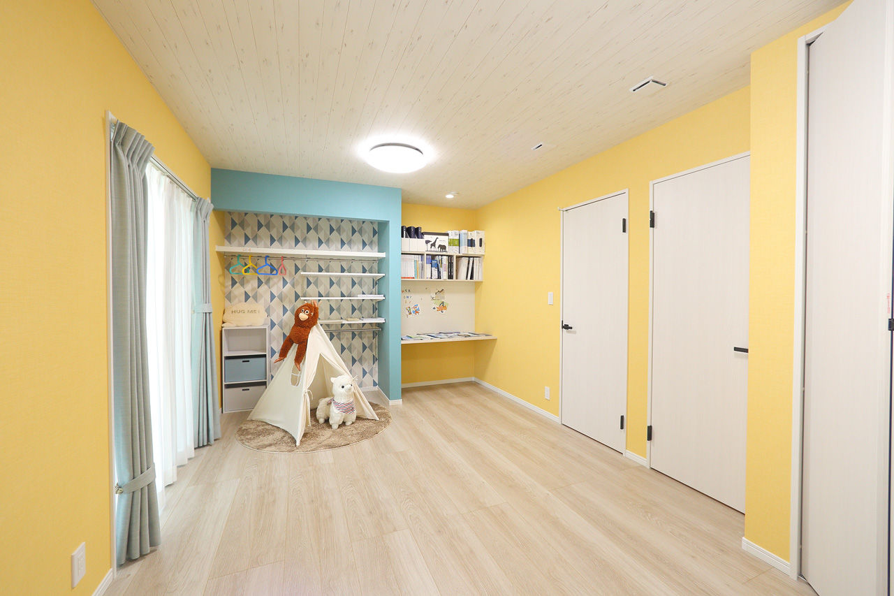 新栄建設　パナソニックビルダーズグループ 【2000万円台/約35坪/２階リビング/間取り図有】明るくて開放的な大空間。夏涼しく冬あったか！の建築実例画像10