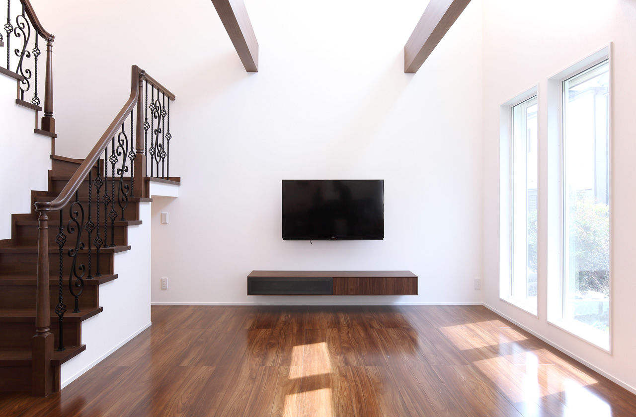 新栄建設　パナソニックビルダーズグループ 【3000万円台/約46坪/大空間/間取図有】憧れの海外の住まいを参考にした「南仏風の外観」の建築実例画像3